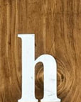 59" Natural And White Solid Wood Wildflowers Hello Porch Sign
