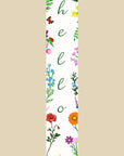 47" Green And White Solid Wood Floral Bouquet Hello Porch Sign