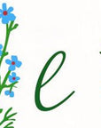59" Green And White Solid Wood Floral Bouquet Hello Porch Sign
