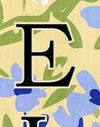 47" Black Blue Cream And Green Solid Wood Daisies Welcome Porch Sign
