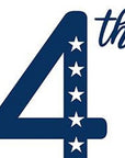 47" Red White And Blue Solid Wood Happy July 4th Porch Sign