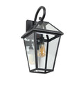 Black Transparent Outdoor Hanging Light