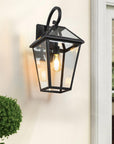 Black Transparent Outdoor Hanging Light