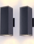 Black Transparent Outdoor Hanging Light