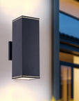 Black Transparent Outdoor Hanging Light