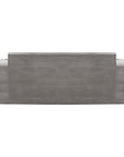 76" Gray Corduroy Loveseat and Toss Pillows