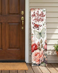 36" Mint Green White And Maroon Solid Wood Oh Hello There Porch Sign