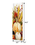 46" Orange Yellow And White Solid Wood Hey There Pumpkin Porch Sign