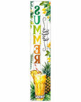 46" Yellow Off White Green And Dark Gray Solid Wood Hello Summer Porch Sign