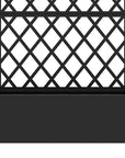 Set of Two Black Geometric Galvanized Metal Oval Planter Box