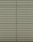 Set of Two Gray Striped Galvanized Metal Rectangular Planter Box