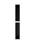 Set of Two Black Metal Rectangular Pot Planter