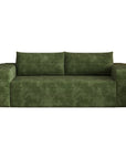 79" Green Corduroy Modular Sofa