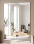 Set of Two 55" X 21" Frameless Work Out Mirrors