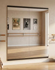 Set of Two 71" X 31" Frameless Work Out Mirrors