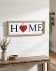 9" X 23" Black Natural And White Celebration Home Wood Wall Decor