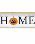 9" X 23" Black Natural And White Celebration Home Wood Wall Decor