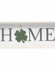 9" X 23" Black Natural And White Celebration Home Wood Wall Decor