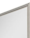 38" X 26" Silver Wood Framed Accent Mirror