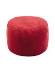 35" Red Upholstered Bean Bag Chair
