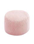 35" Pink Upholstered Bean Bag Chair