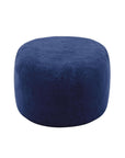 46" Blue Upholstered Bean Bag Chair