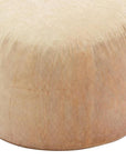 46" Camel Upholstered Bean Bag Chair