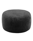 55" Black Upholstered Bean Bag Chair