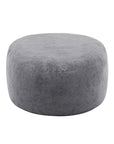 55" Gray Upholstered Bean Bag Chair