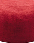 62" Red Upholstered Bean Bag Chair