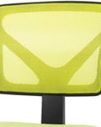 Yellow And Black Swivel Rolling Office Chair