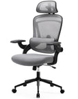 Gray And Black Swivel Rolling Office Chair