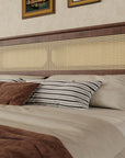 Walnut Solid Wood Queen Bed Frame
