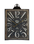 26" Black Iron Analog Wall Clock