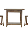Breakfast Table With 2 Stools