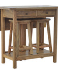 Breakfast Table With 2 Stools