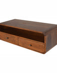 Floating Chestnut Open Console