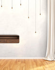 Floating Chestnut Open Console