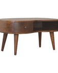 Chestnut Wave Coffee Table