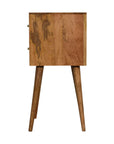 Mini Cube Carved 2 Drawer Nightstand