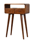 Mini Chestnut Console Table