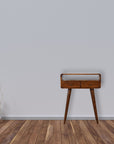 Mini Chestnut Console Table