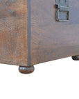 White Linen Storage Trunk