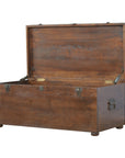 White Linen Storage Trunk