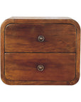 Floating Mini Chestnut Nightstand