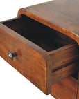 Floating Mini Chestnut Nightstand