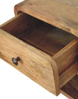 Mini Oak-ish Floating Open Nightstand