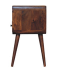 Mini Chestnut Curve Open Nightstand