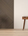 Chestnut Foldable Mirror Table