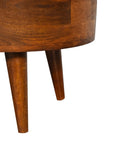 Mini Chestnut Rounded Coffee Table